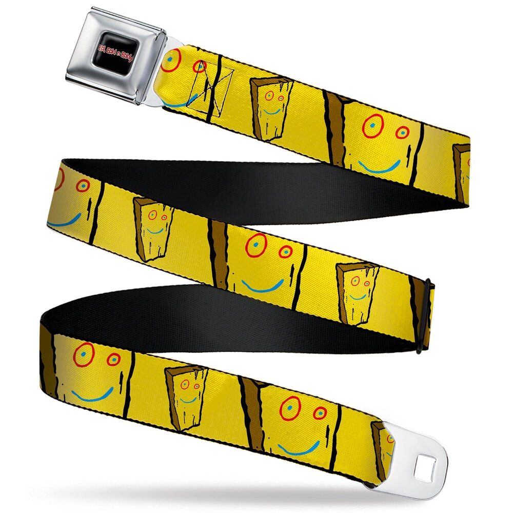 2436 Warner Bros. Animation Belt, Seatbelt Buckle Belt, Ed Edd N Eddy Plank